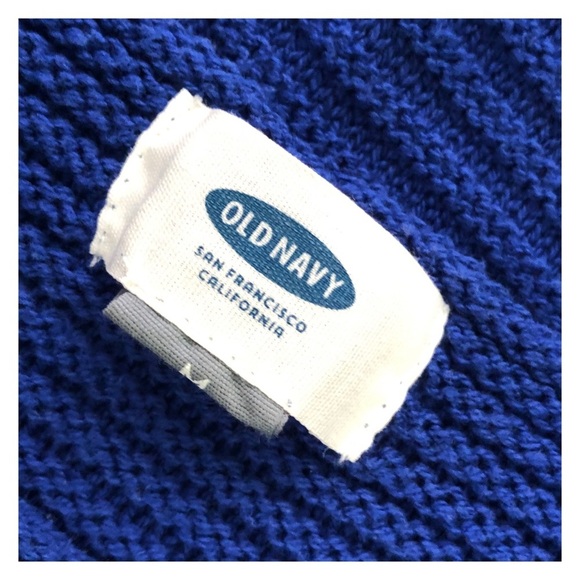 Old Navy Crystal Blue Ribbed Sweater - Picture 5 of 5